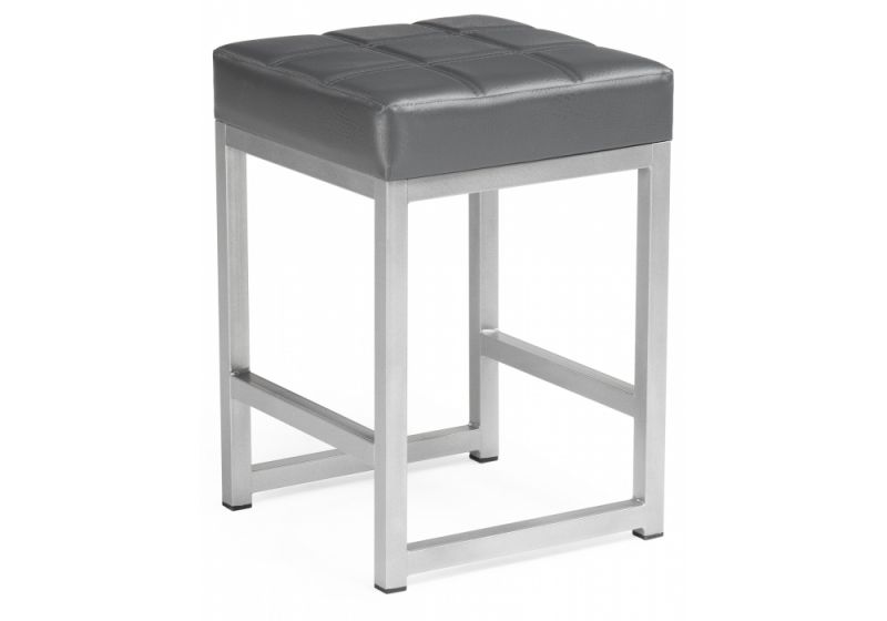 Табурет Khurkroks серый полимер / светлый мусс (35x35x). 