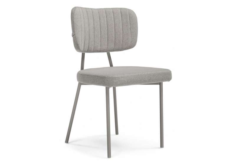 Стул на металлокаркасе Вакао латте / капучино (46x50x83). 