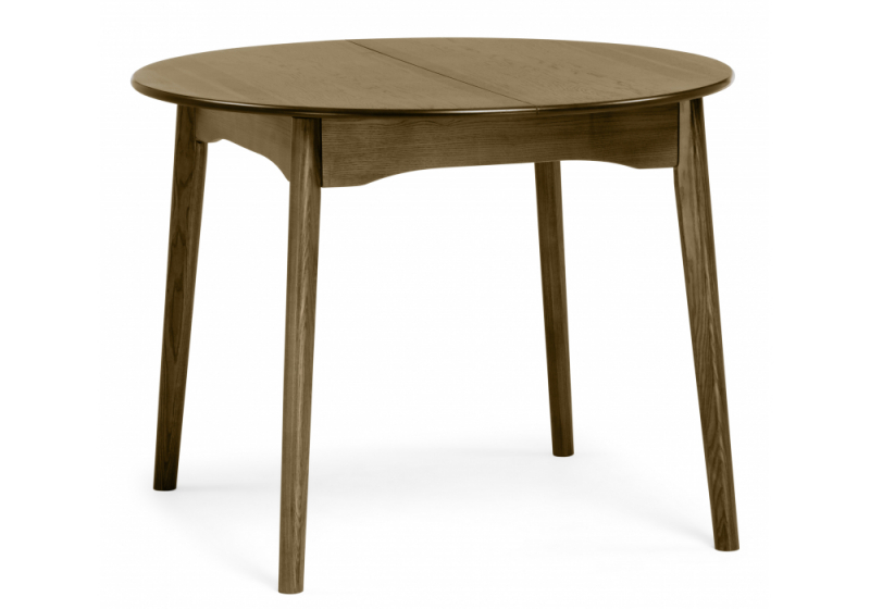 Стол деревянный Тера круглый 100х100х76 орех (100x76). 