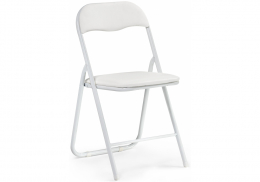 Стул на металлокаркасе Fold 1 складной white / white (43x40x77)
